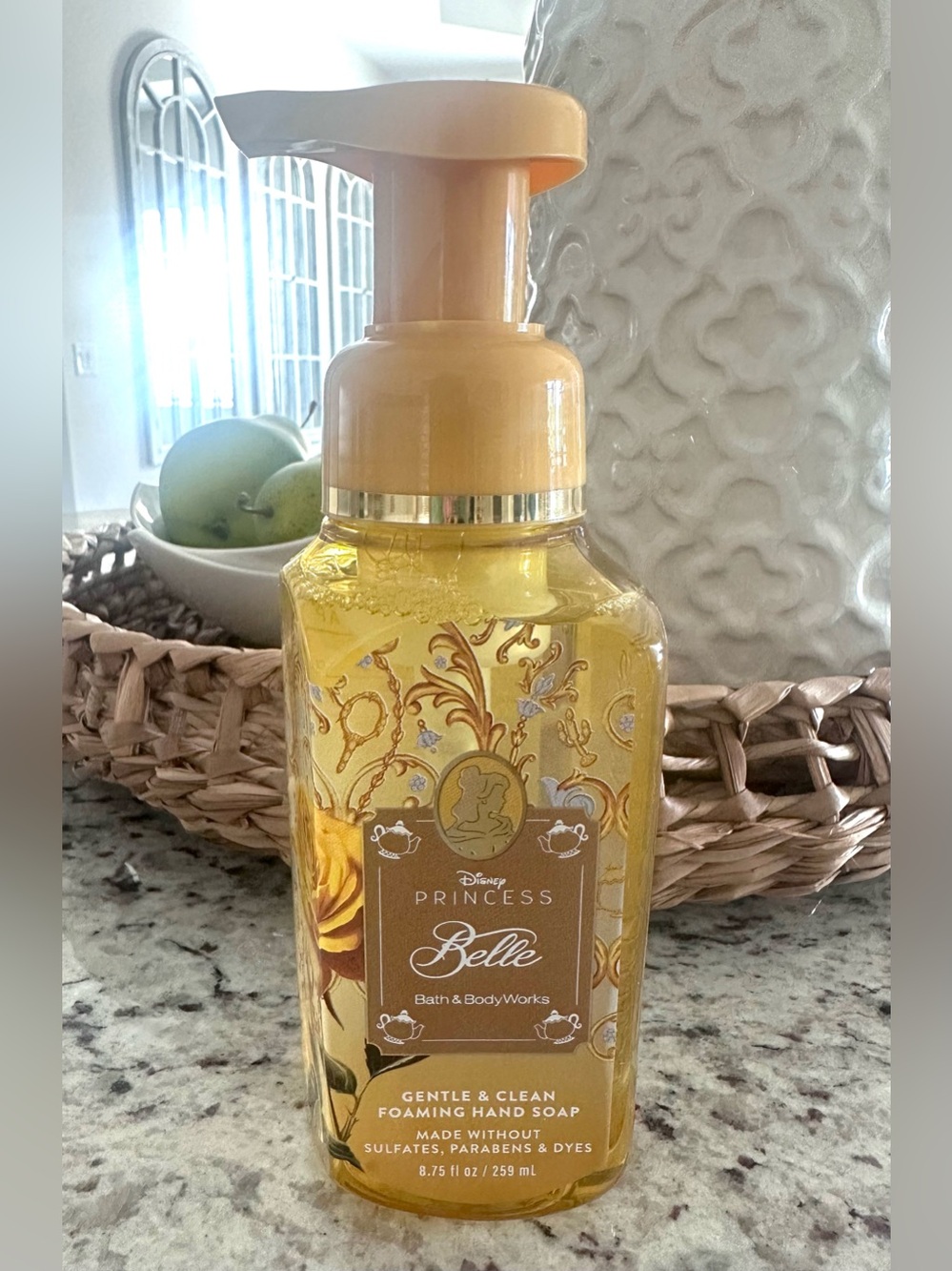 Bath & Body Works Disney Princess Belle Foaming Hand Soap 8.75 Oz New